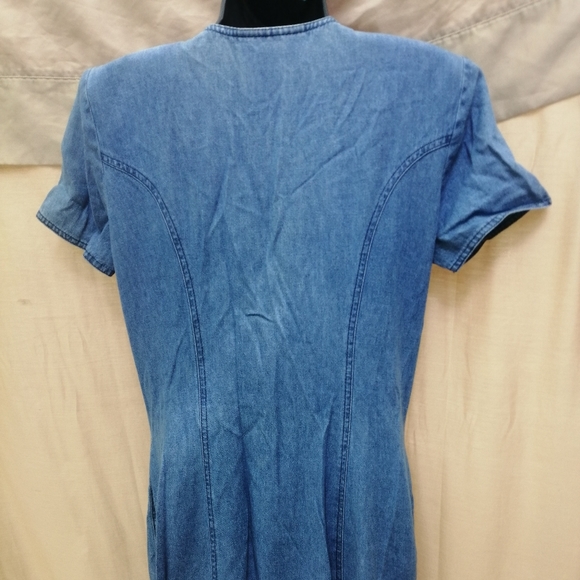 Vtg d.frank Jean Button Dress 4 Cottagecore - Picture 8 of 12